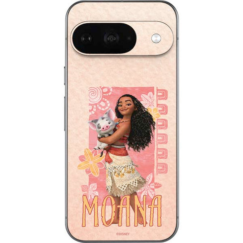Disney Princess Moana and Pua Google Pixel 9 Skin